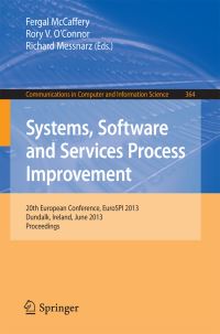 Book Cover for Systems, Software and Services Process Improvement by EuroSPI Conference