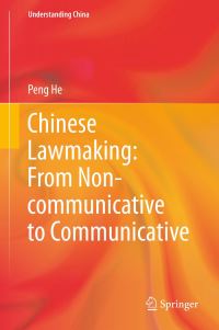 Book Cover for Chinese Lawmaking by Peng He
