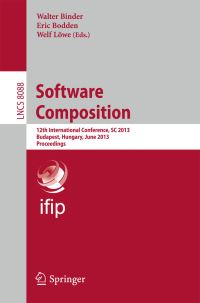 Book Cover for Software Composition by SC Conference  Software composition
