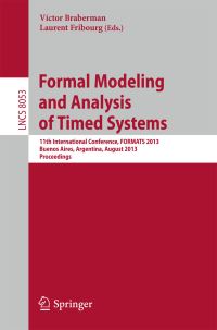 Book Cover for Formal Modeling and Analysis of Timed Systems by FORMATS Conference