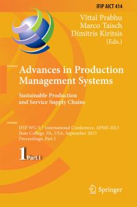 Book Cover for Advances in Production Management Systems by IFIP WG57 International Conference on Advances in Production Management Systems