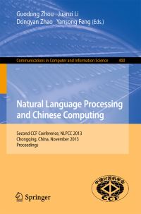 Book Cover for Natural Language Processing and Chinese Computing by NLPCC Conference