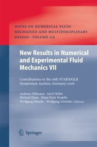 Book Cover for New Results in Numerical and Experimental Fluid Mechanics VII by Andreas Dillmann, Gerd Heller, Michael Klaas, Wolfgang Nitsche, Wolfgang Schröder, HansPeter Kreplin
