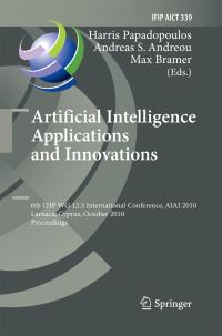 Book Cover for Artificial Intelligence Applications and Innovations by Harris Papadopoulos, Andreas S Andreou, Max Bramer