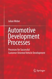 Book Cover for Automotive Development Processes by Julian Weber