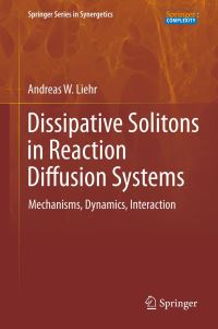 Book Cover for Dissipative Solitons in Reaction Diffusion Systems by Andreas W Liehr