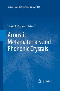 Book Cover for Acoustic Metamaterials and Phononic Crystals by Pierre A. Deymier