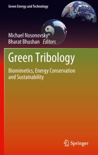 Book Cover for Green Tribology by Michael Nosonovsky, Bharat Bhushan