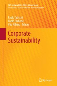 Book Cover for Corporate Sustainability by Paolo Taticchi, Paolo Carbone, Vito Albino
