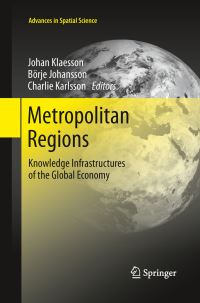 Book Cover for Metropolitan Regions by Johan Klaesson, Börje Johansson, Charlie Karlsson