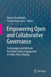 Book Cover for Empowering Open and Collaborative Governance by Yannis Charalabidis, Sotirios Koussouris