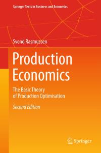 Book Cover for Production Economics by Svend Rasmussen