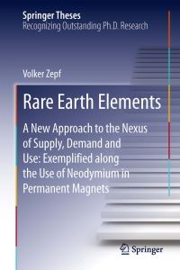 Book Cover for Rare Earth Elements by Volker Zepf