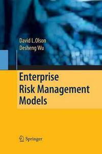 Book Cover for Enterprise Risk Management Models by David L Olson, Desheng Wu
