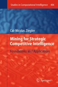 Book Cover for Mining for Strategic Competitive Intelligence by CaiNicolas Ziegler