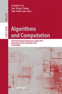 Book Cover for Algorithms and Computation by ISAAC Symposium