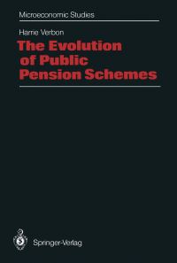 Book Cover for The Evolution of Public Pension Schemes by Harrie Verbon