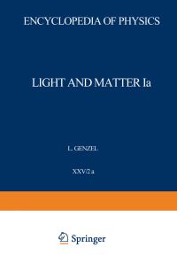 Book Cover for Light and Matter Ia / Licht Und Materie Ia. Optik / Optics by L Genzel