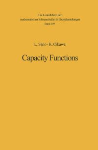 Book Cover for Capacity Functions by Leo Sario, Kotaro Oikawa