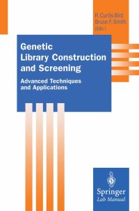 Book Cover for Genetic Library Construction and Screening by RC Bird, Bruce F Smith