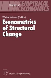 Book Cover for Econometrics of Structural Change by Walter Krämer