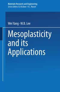 Book Cover for Mesoplasticity and Its Applications by Wei Yang, WB Lee