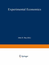 Book Cover for Experimental Economics by John D Hey