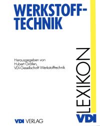Book Cover for Lexikon Werkstofftechnik by Hubert Gräfen,   VDIGesellschaft Werkstofftechnik