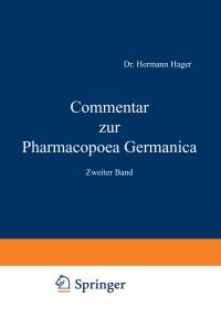 Book Cover for Commentar Zur Pharmacopoea Germanica by Hermann Hager
