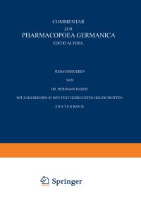 Book Cover for Commentar Zur Pharmacopoea Germanica by Hermann Hager
