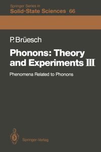 Book Cover for Phonons: Theory and Experiments III by Peter Brüesch