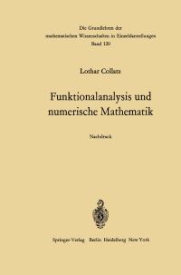 Book Cover for Funktionalanalysis Und Numerische Mathematik by Lothar Collatz
