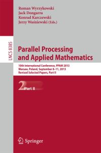 Book Cover for Parallel Processing and Applied Mathematics by PPAM Conference