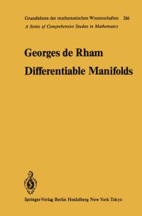 Book Cover for Differentiable Manifolds by Georges de Rham