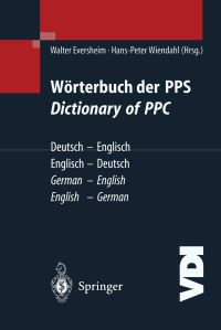 Book Cover for Wörterbuch Der PPS Dictionary of PPC by A Kees, W Eversheim, M Mittendorf, HP Wiendahl