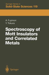 Book Cover for Spectroscopy of Mott Insulators and Correlated Metals by Atsushi Fujimori, Yoshinori Tokura