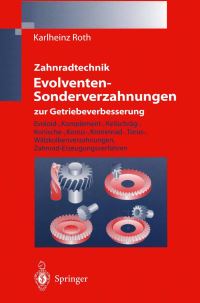 Book Cover for Zahnradtechnik Evolventen-Sonderverzahnungen Zur Getriebeverbesserung by Karlheinz Roth