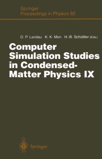 Book Cover for Computer Simulation Studies in Condensed-Matter Physics IX by David P Landau, KinKeung Mon, HeinzBernd Schüttler