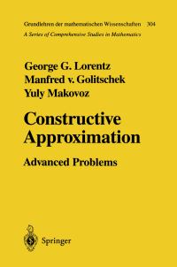 Book Cover for Constructive Approximation by George G Lorentz, Manfred v Golitschek, Yuly Makovoz
