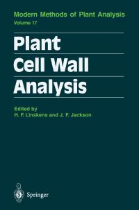 Book Cover for Plant Cell Wall Analysis by Hans F Linskens, John F Jackson