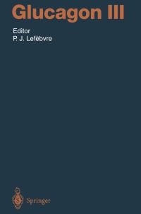Book Cover for Glucagon III by Pierre J Lefebvre