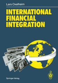 Book Cover for International Financial Integration by Lars Oxelheim