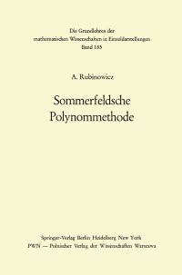 Book Cover for Sommerfeldsche Polynommethode by Adalbert Rubinowicz