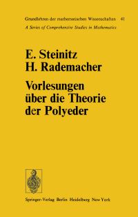 Book Cover for Vorlesungen Über Die Theorie Der Polyeder by Ernst Steinitz