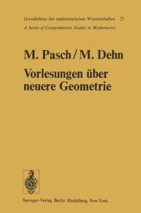 Book Cover for Vorlesungen Über Die Neuere Geometrie by Moritz Pasch