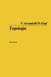 Book Cover for Topologie by Paul Alexandroff, Heinz Hopf