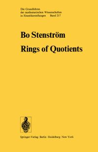 Book Cover for Rings of Quotients by B Stenström