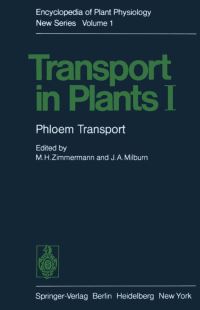 Book Cover for Transport in Plants I by MH Zimmermann, JA Milburn
