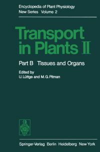 Book Cover for Transport in Plants II Transport in Plants II by U Lüttge, MG Pitman