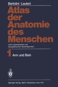 Book Cover for Atlas Der Anatomie Des Menschen by Rolf Bertolini, Gerald Leutert